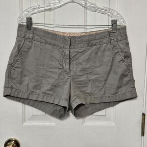 J. Crew Women's Cargo Shorts in Gray Size 10